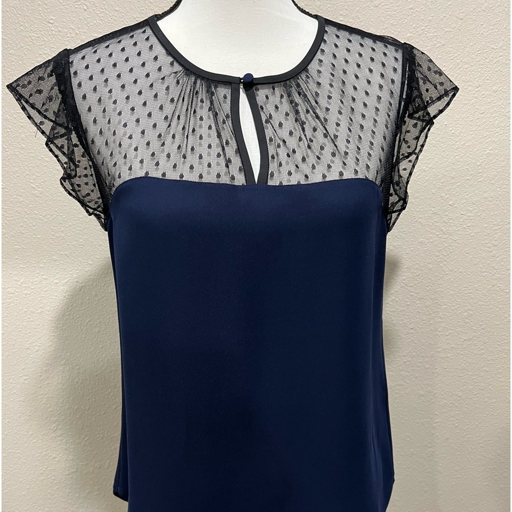 Jcrew swiss dot blouse size 4